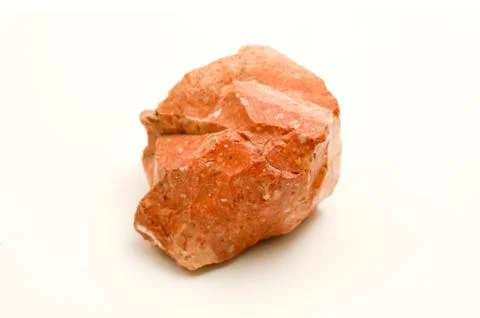 Raw red jasper Stock Photos
