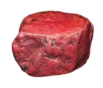 Raw red jasper Foto stock