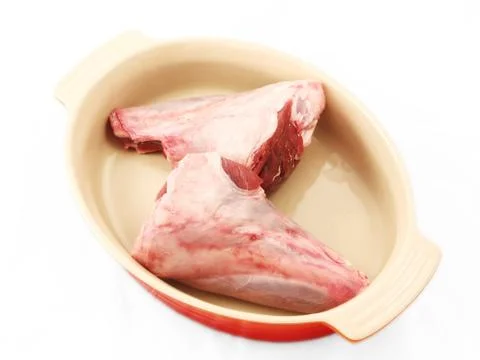 Raw red meat Foto stock