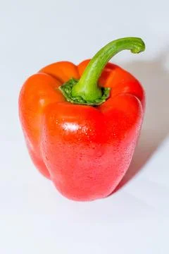 Raw red pepper Foto stock