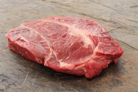 Raw rib steak Stock Photos