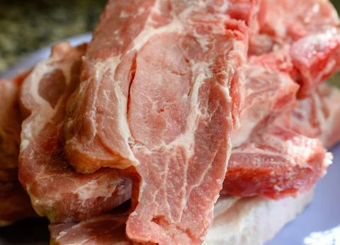 Raw ribs Stock Photos