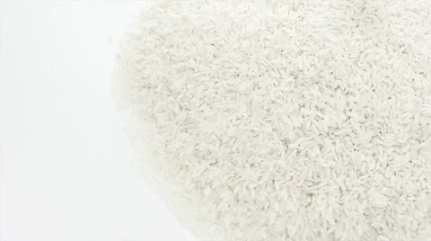 Raw rice Stock Footage 40097945