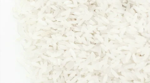 Raw rice Stock Footage 40097967