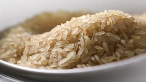 Raw Rice grains Stock Photos