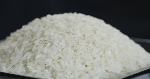 Raw Rice Grains Rotating 2 Stock Footage 146756846