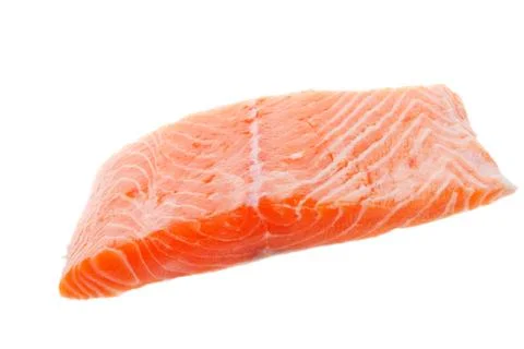 Raw salmon Stock Photos