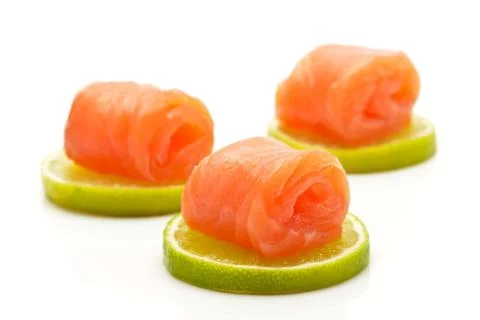 Raw salmon Stock Photos