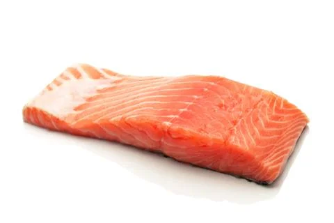 Raw salmon Stock Photos