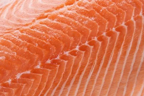 Raw salmon texture background fresh fish Stock Photos