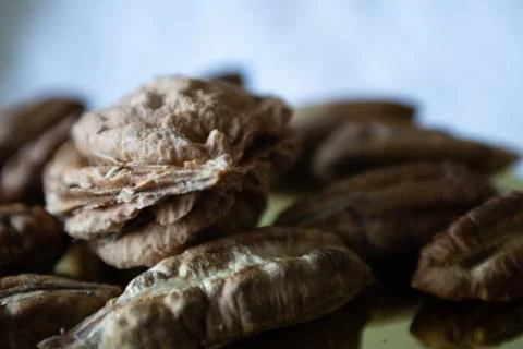 Raw Seeds Close-Up Background Stock Photos