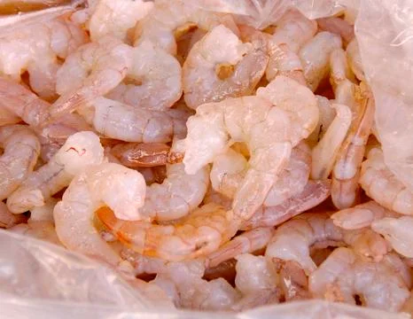 Raw shrimp Stock Photos