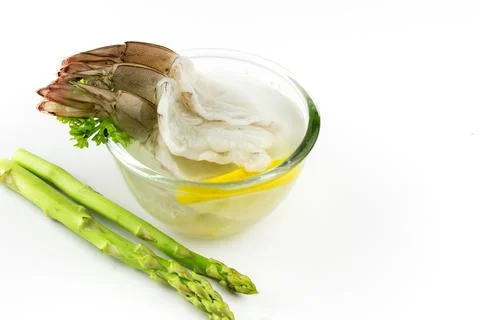 Raw shrimp Stock Photos
