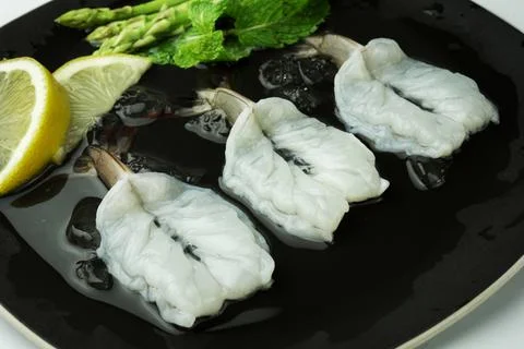 Raw shrimp Foto stock