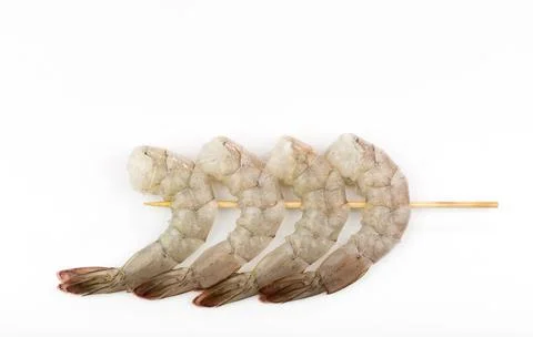 Raw shrimp Stock Photos