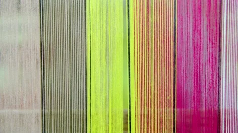 Raw silk thread background Video stock 45531302