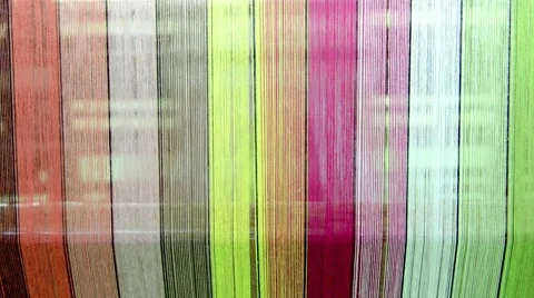 Raw silk thread background Video stock 45531326