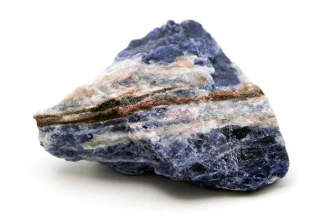 Raw sodalite Stock Photos