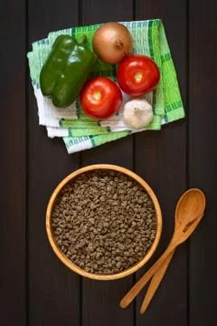 Raw Soy Meat Stock Photos