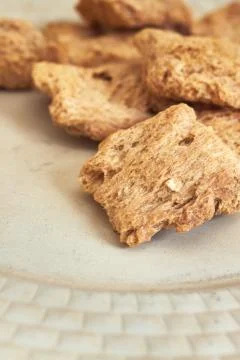 Raw soy meat Stock Photos