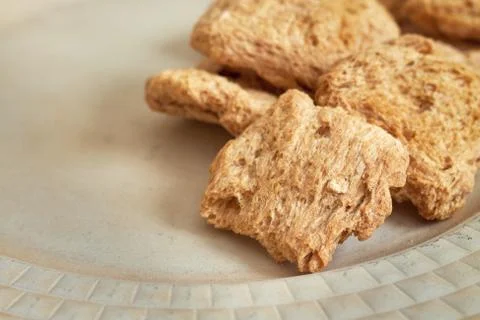 Raw soy meat Stock Photos
