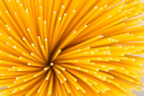 Raw spaghetti closeup Foto stock