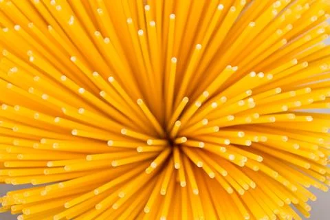 Raw spaghetti closeup Stock Photos
