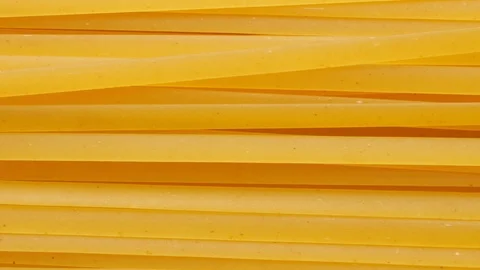 Raw spaghetti pasta macro top view Stock Footage 96149073