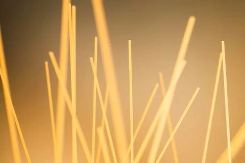 Raw spaghetti Stock Photos