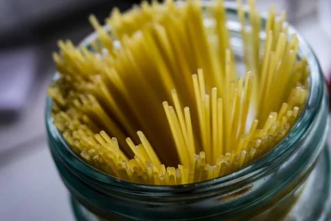 Raw Spaghetti Stock Photos