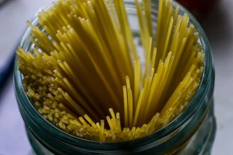 Raw Spaghetti Stock Photos