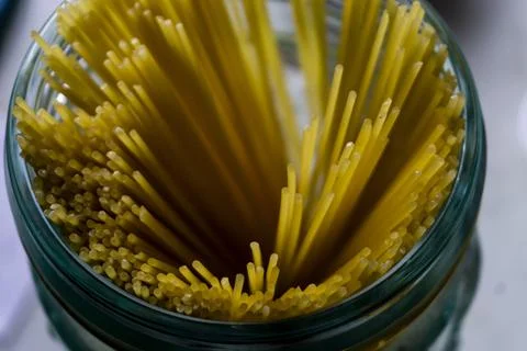 Raw Spaghetti Stock Photos