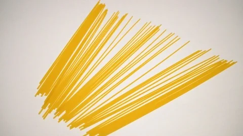 Raw spaghetti on white background. 10 Stock Footage 98154538