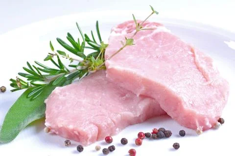 Raw steak Stock Photos