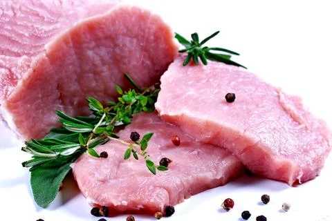 Raw steak Stock Photos