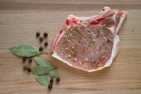 Raw steak Stock Photos