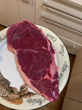 Raw steak Stock Photos