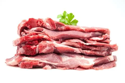 Raw steaks Stock Photos