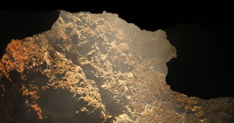 Raw stone Texture in the Cave Stock Footage 291766906