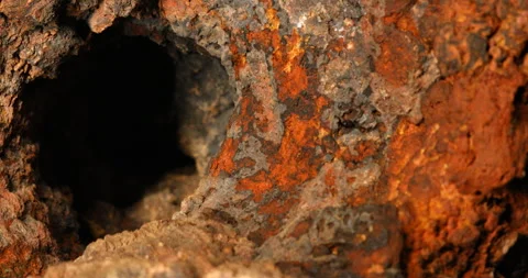 Raw stone Texture in the Cave Stock Footage 291773019