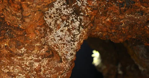 Raw stone Texture in the Cave Stock Footage 291773067