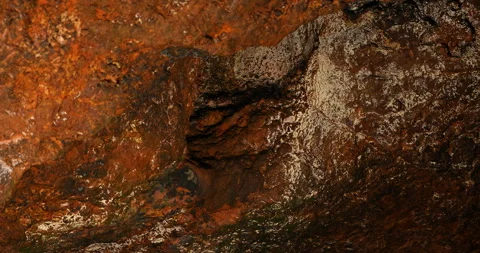 Raw stone Texture in the Cave Stock Footage 291774626