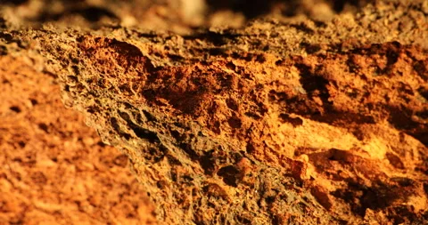 Raw stone Texture in the Cave Stock Footage 291910773