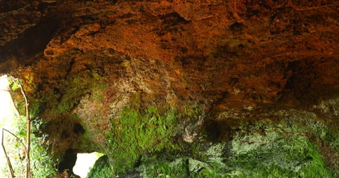 Raw stone Texture in the Cave Stock Footage 291914272