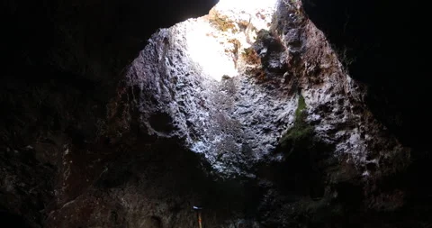 Raw stone Texture in the Cave Stock Footage 291937888