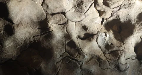 Raw stone Texture in the Cave 스톡 동영상 335610679