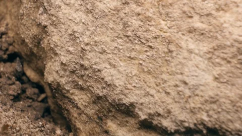 Raw stone texture in macro Stock Footage 120072256