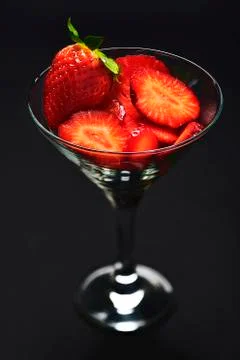Raw Strawberries 写真素材