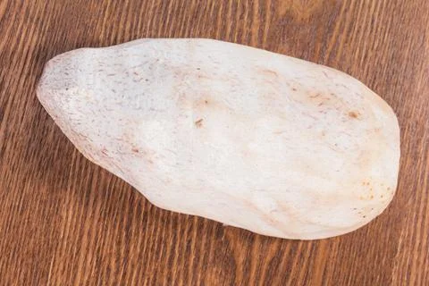 Raw Taro Root Foto stock