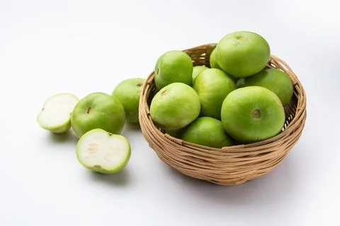 Raw Tinda, tinde also called dhemse, Apple Gourd, Baby Pumpkin, Indian Squa.. Stock Photos